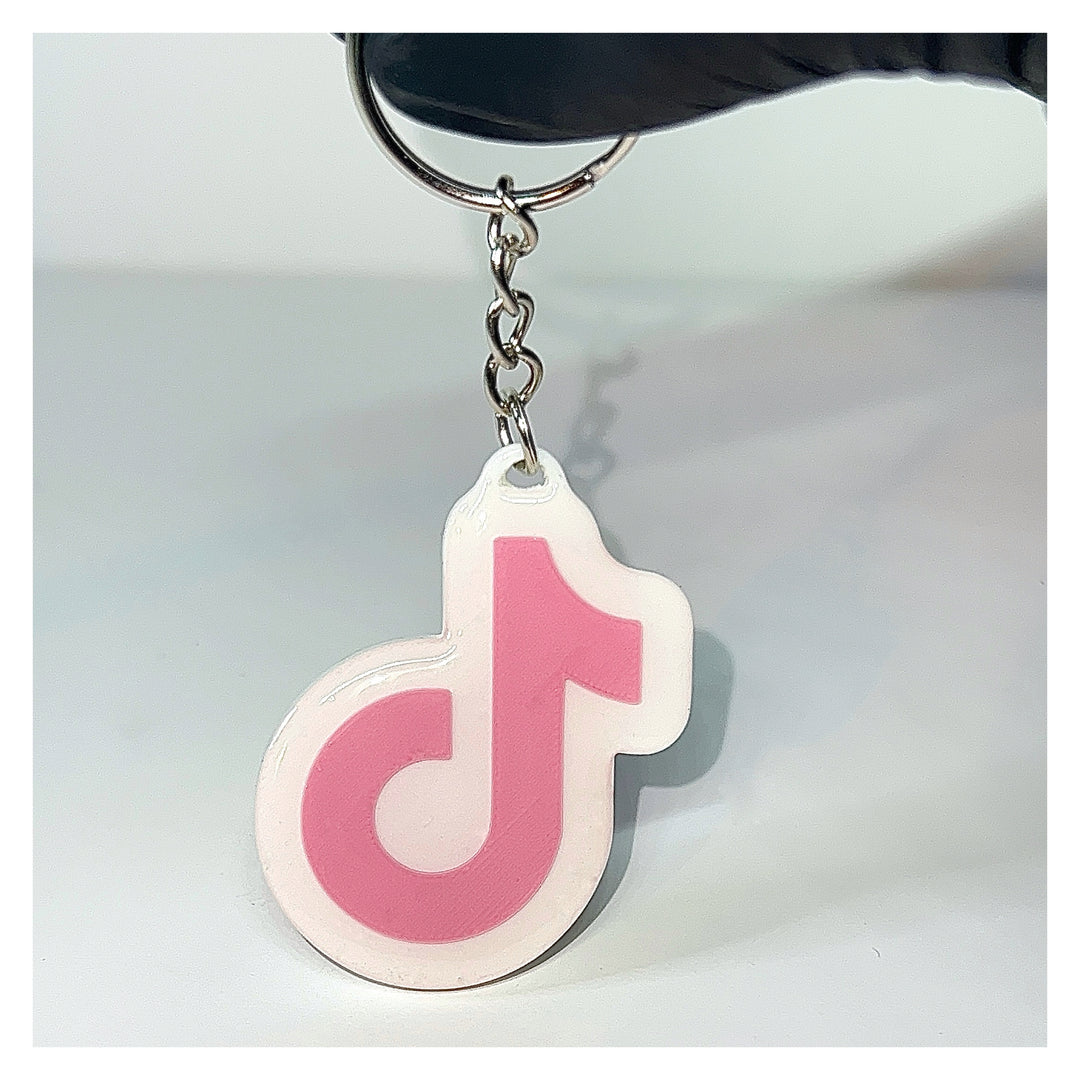 NFC KEYCHAIN | TIKTOK WHITE & PINK