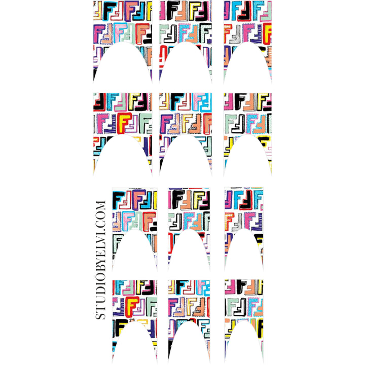 FRENCH 2 |F. COLOURFUL | TRANSPARENT BACKGROUND