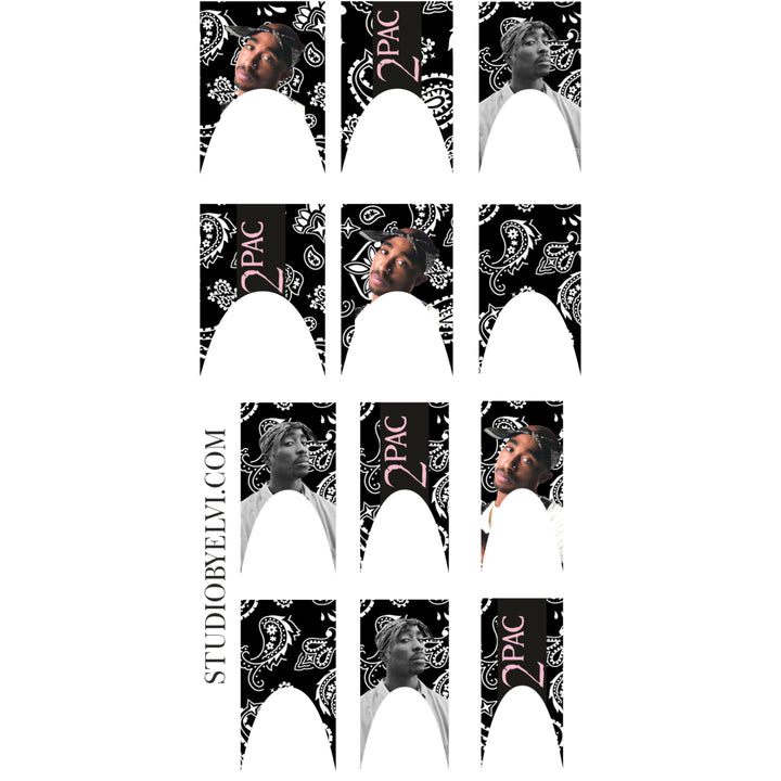 FRENCH 2 | BANDANA 2PAC | TRANSPARENT BACKGROUND