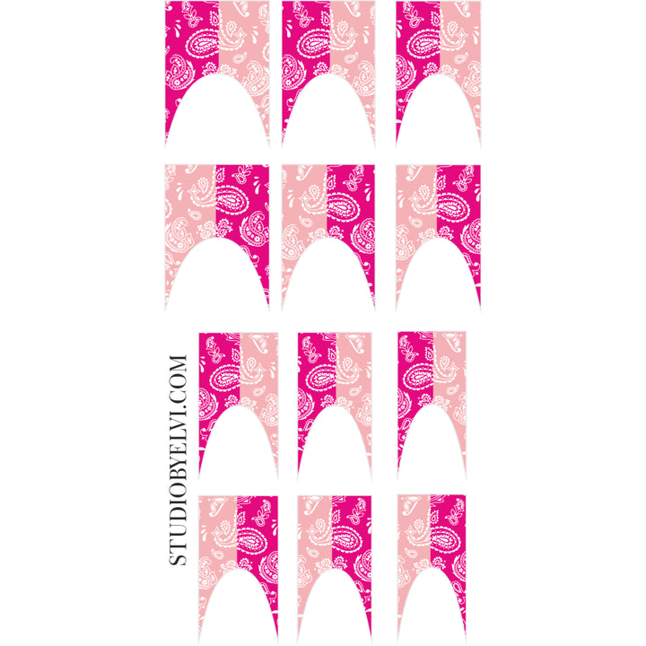FRENCH 2 | BANDANA PINKS | TRANSPARENT BACKGROUND